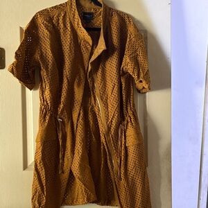Marciano Mustard Eyelet Jacket